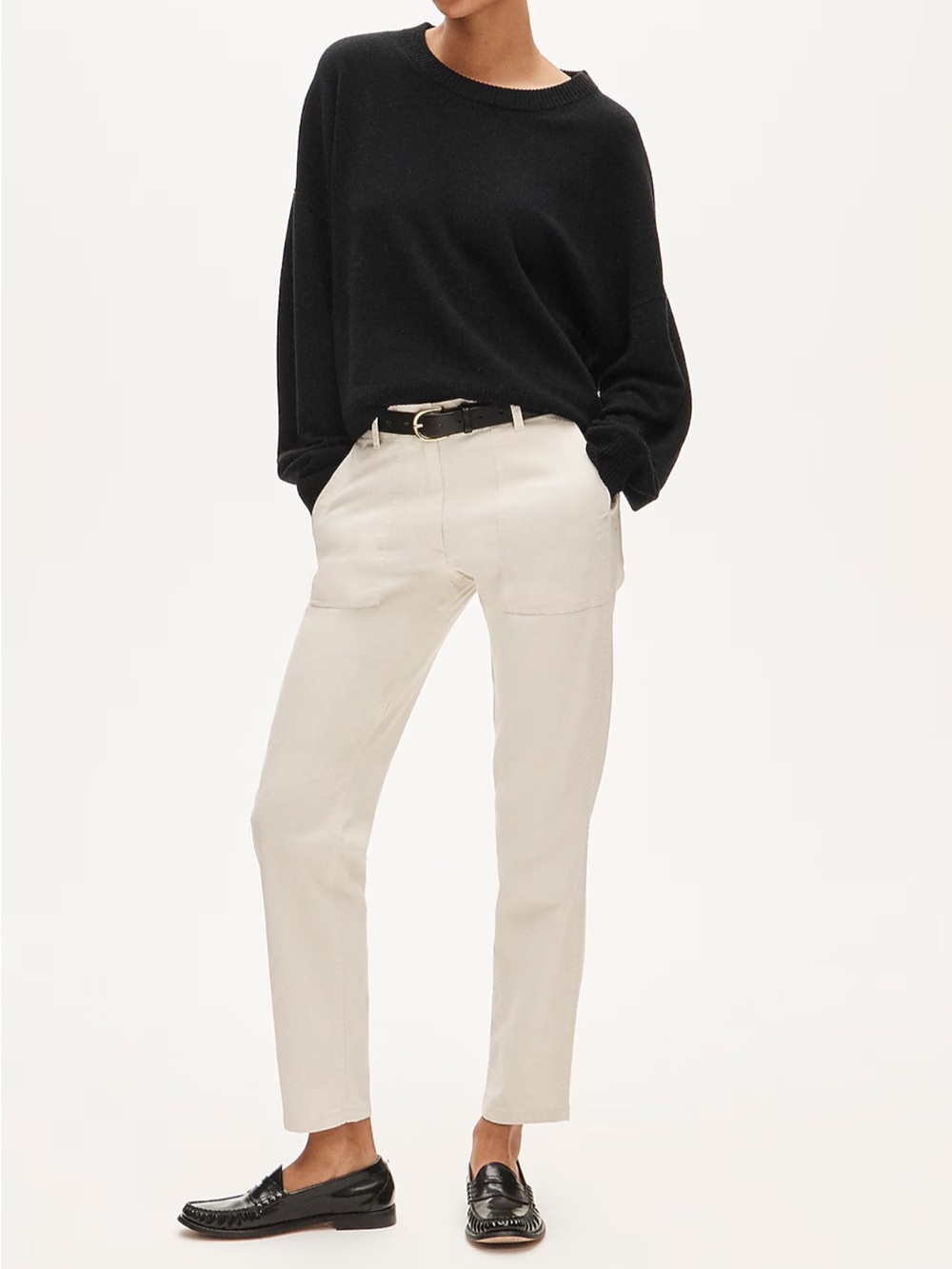 NWT J Crew Patch-pocket slim chino pant, size 2 Natural
